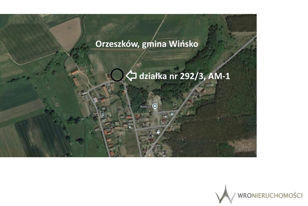 Działka bud.| Orzeszków k. Ścinawy| Nowa cena - Widok 2