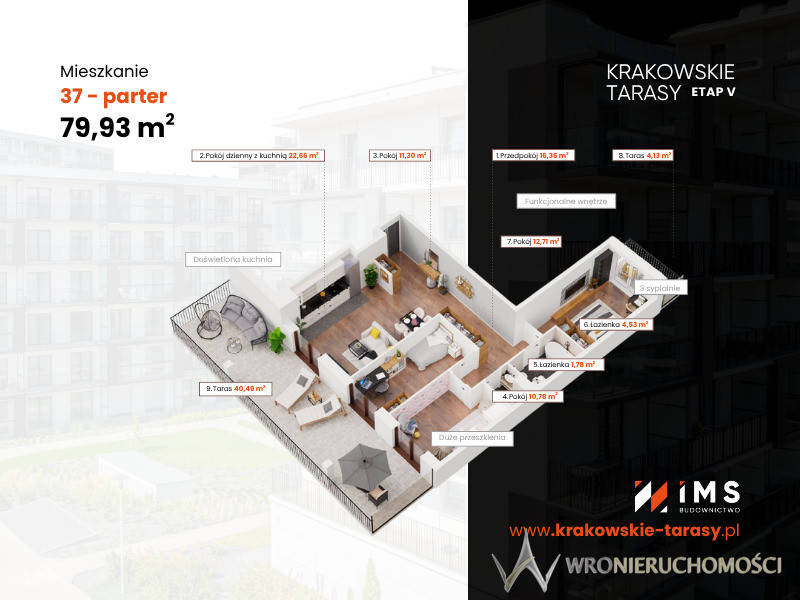 Mieszkanie – Wrocław - Widok 3