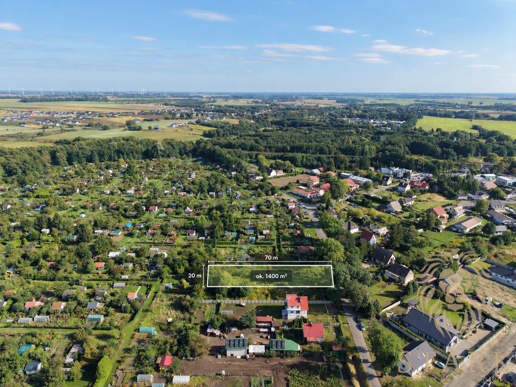 Działka 1400 m² z WZ | Stargard | Na Grobli - Widok 3