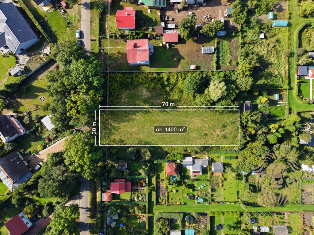 Działka 1400 m² z WZ | Stargard | Na Grobli - Więcej