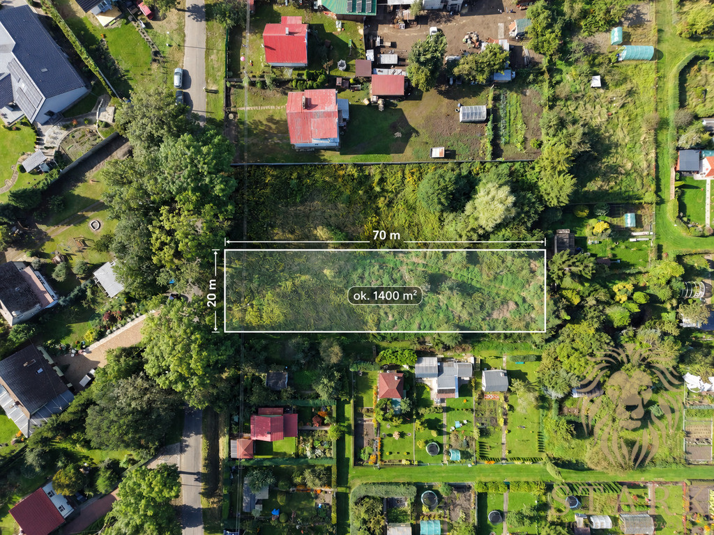Działka 1400 m² z WZ | Stargard | Na Grobli - Widok 2
