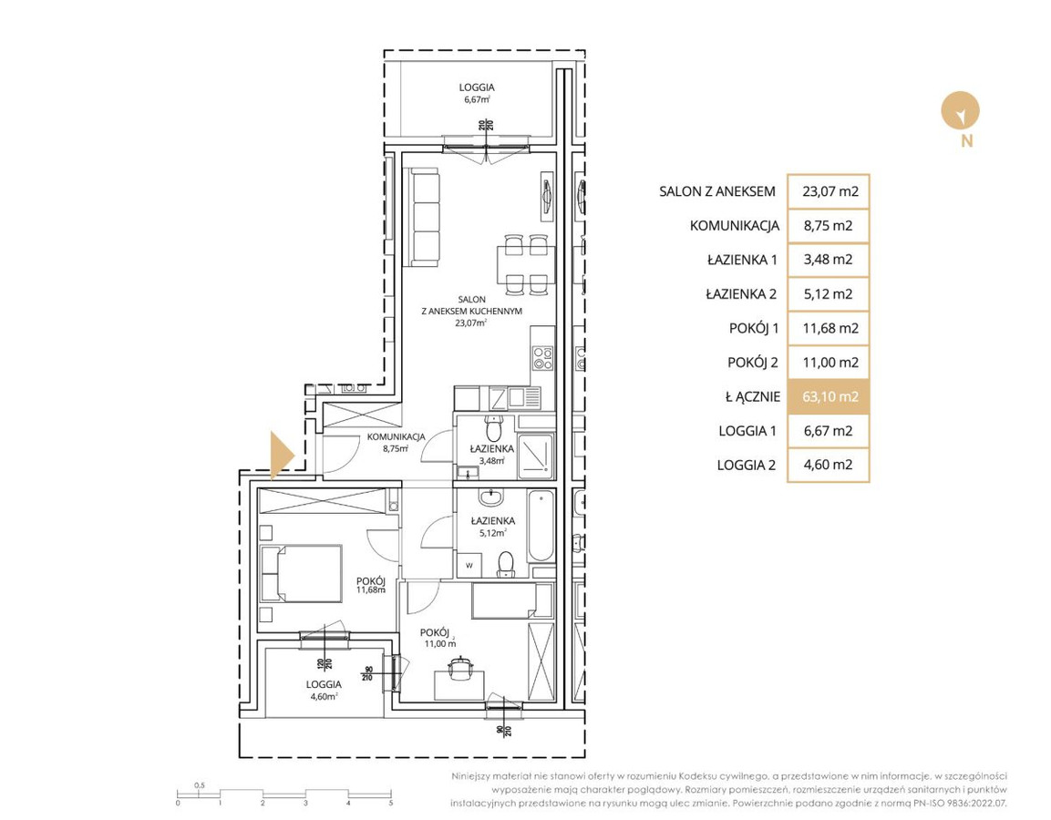Apartment in Zgierz, Nowe Miasto, powiat zgierski - Widok 3