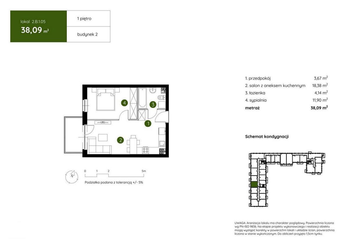 Apartment in Kraków, Prądnik Biały - Widok 3