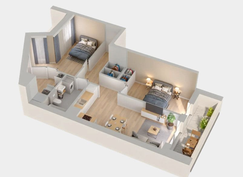 Apartment in Warszawa, Żerań Wschodni, Białołęka - Widok 3