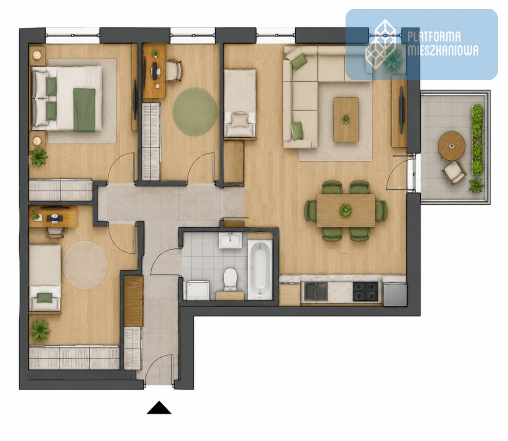 Apartment in Wrocław, Stabłowice Stare, Fabryczna - Widok 6