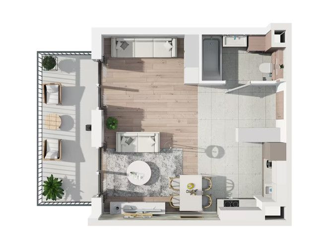 Apartment in Poznań, Rynek Jeżycki, Jeżyce - Widok 5
