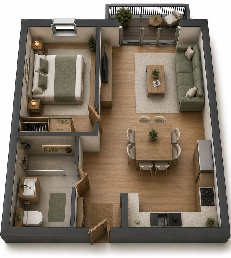 ✨️Na start✨0%prowizji✨Modlińska✨salon 21m²✨Winica✨ - Widok 3