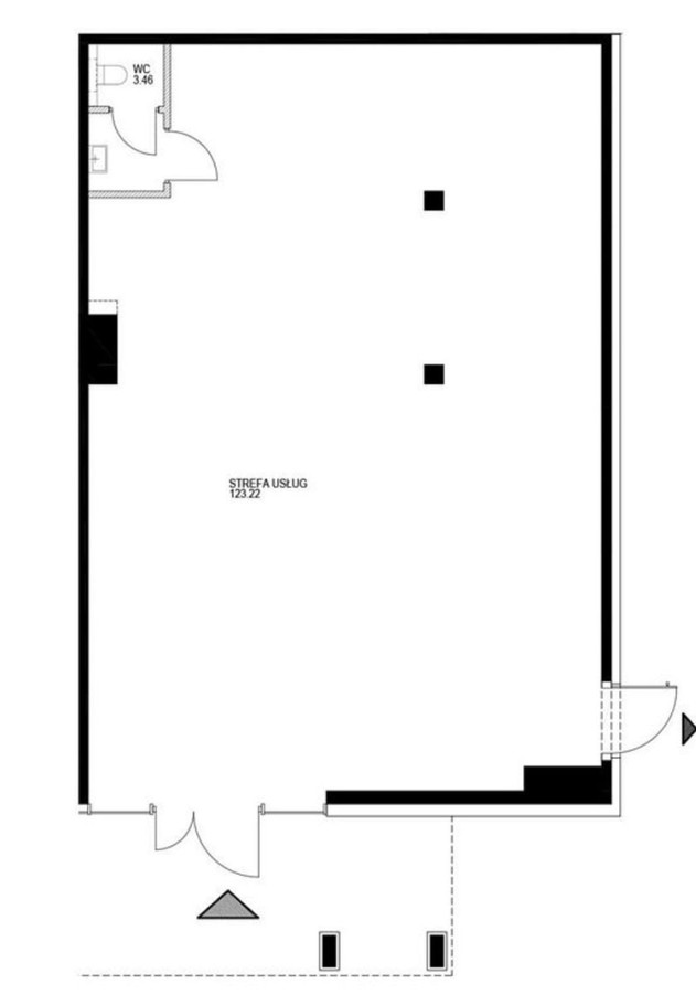 Gotowy lokal usługowy 128 m² | parter | Rotmanka - Widok 4