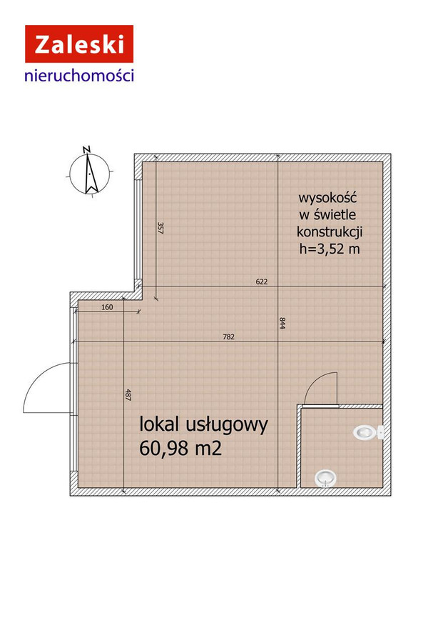 Jedyny taki lokal w Zajezdni! wysokość 3,52m - Widok 4