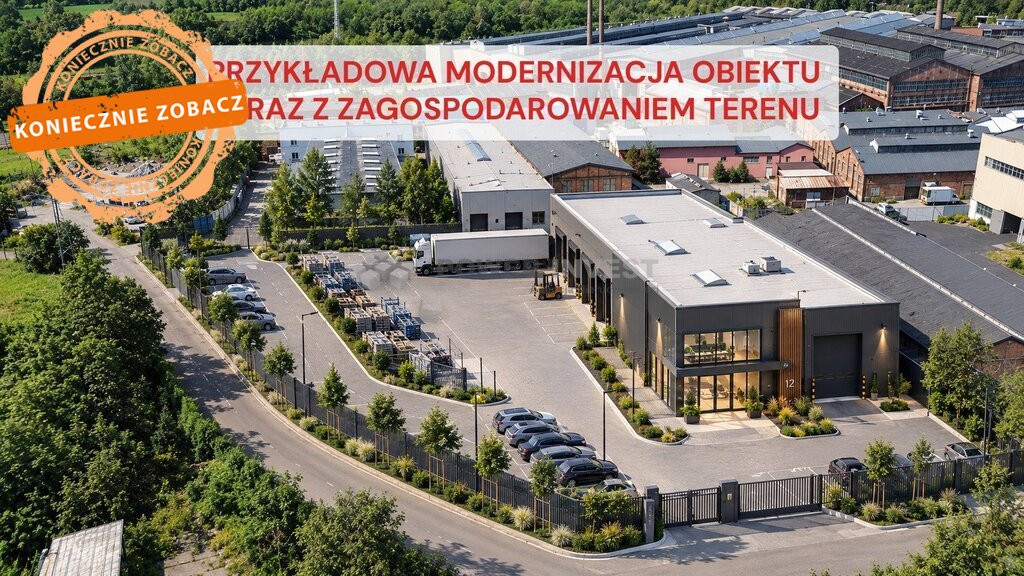 HALA PRODUKCYJNA+BIURA/CIEKAWA LOKALIZACJA