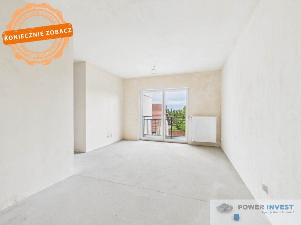 Nowe 3‑pok. mieszkanie 57,5 m² z balkonem