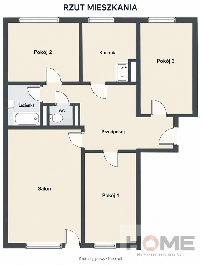 4 pokoje | Jeżyce | Bukowska 45 D | Piwnica | Parking | 66 m2