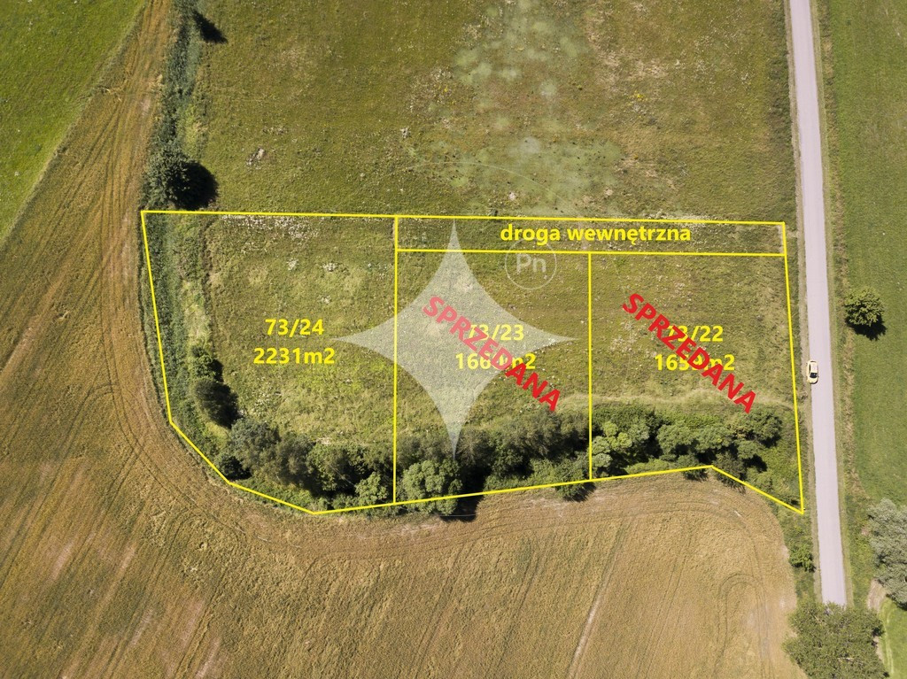 Działka budowlana Koziki k. Ełku J. Selmęt Wielki - Widok 2