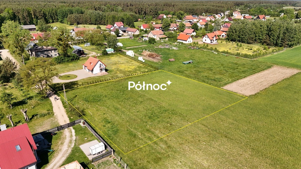 Regiel, duża działka budowlana w spokojnej okolicy - Widok 4
