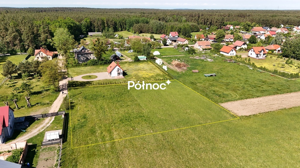 Regiel, duża działka budowlana w spokojnej okolicy - Widok 3