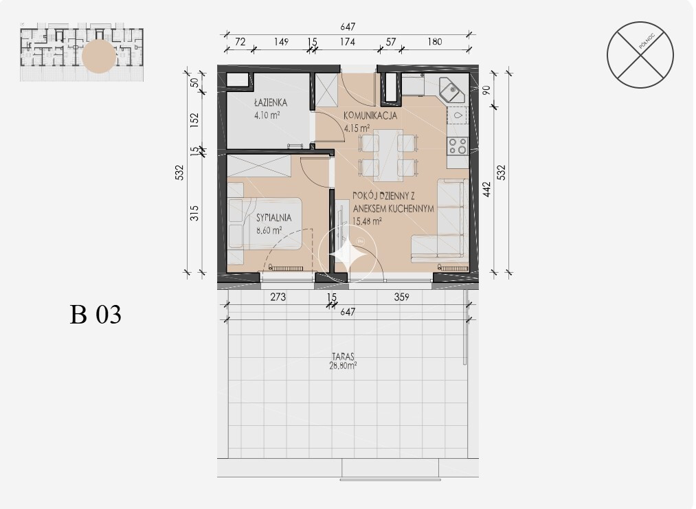 Apartment in Radomsko, powiat radomszczański - Więcej