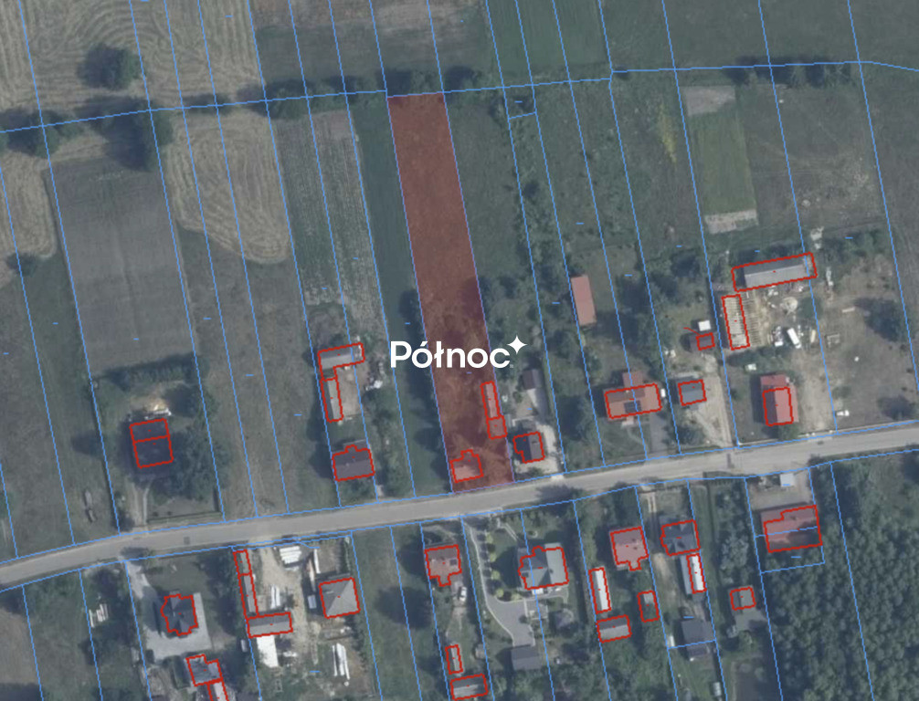 Działka budowlana 2392 m² | Stare Budy - Więcej