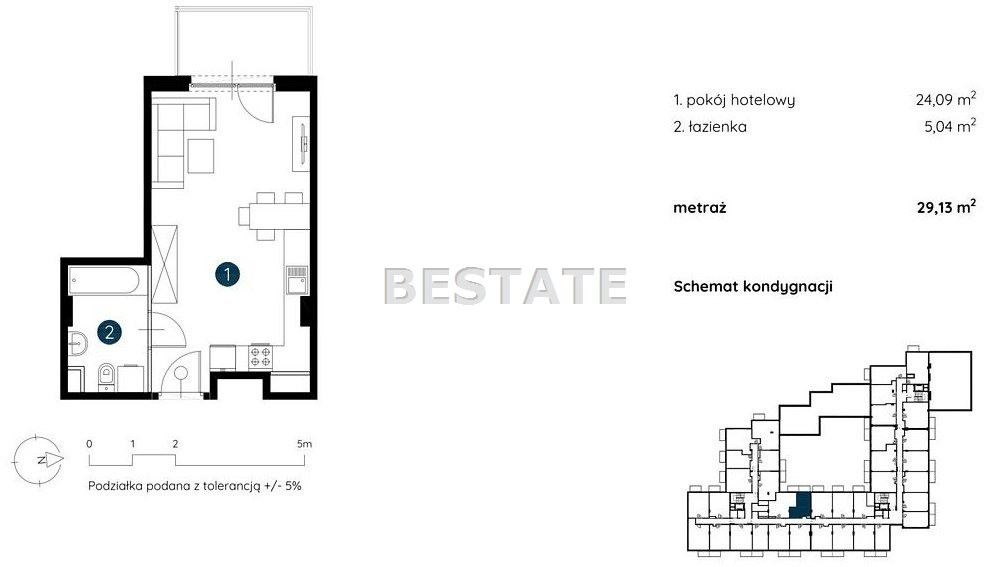 Apartment in Wrocław, Popowice Północne, Fabryczna - Widok 6