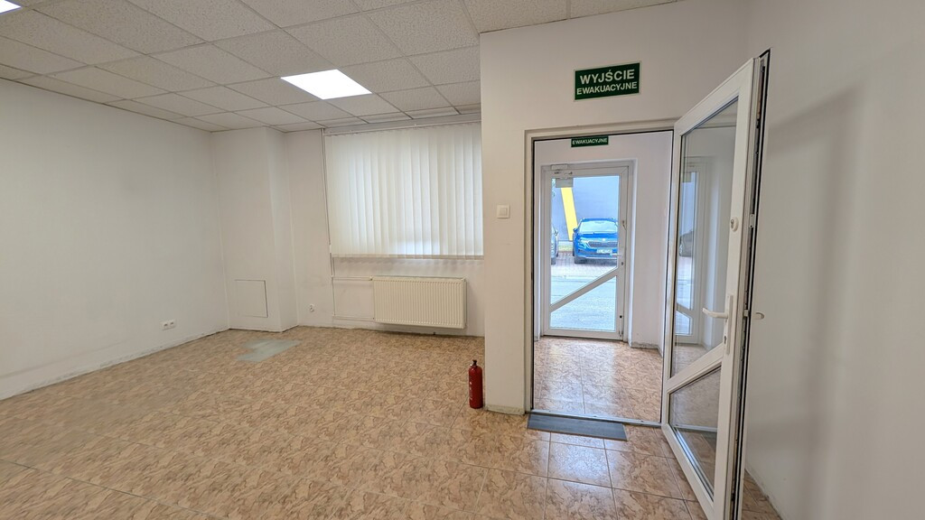 Wejście z parkingu ścisłe centrum