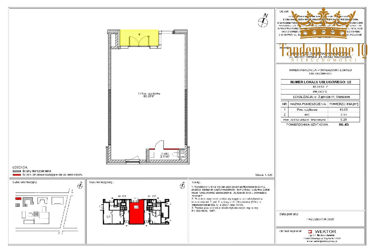Do wynajęcia lokal 86 m², parter, praga południe, blisko Soho - Widok 4