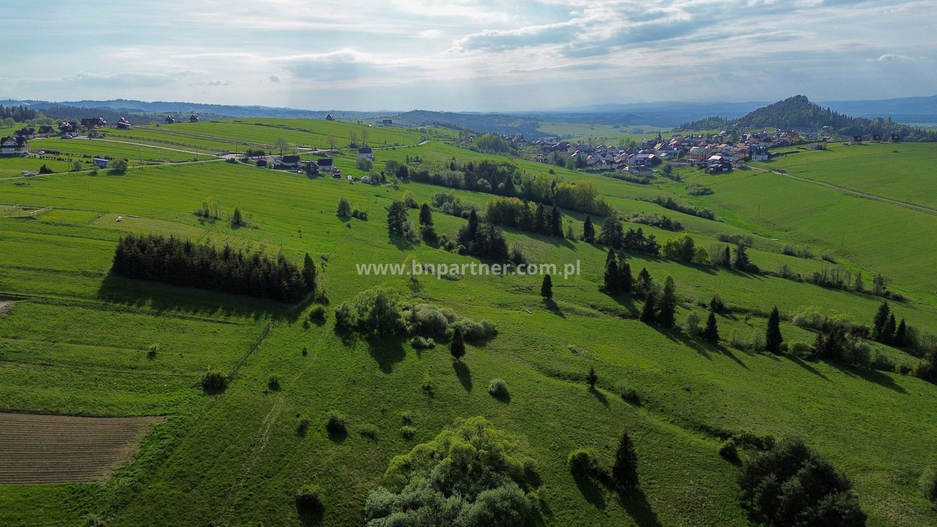 Działka z widokiem na panoramę Tatr, Gorców, Pienin - Widok 2