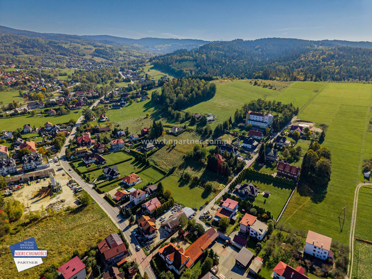 Działka budowlana w Rabce-Zdroju 1720 m², blisko centrum, wszystkie media - Widok 4