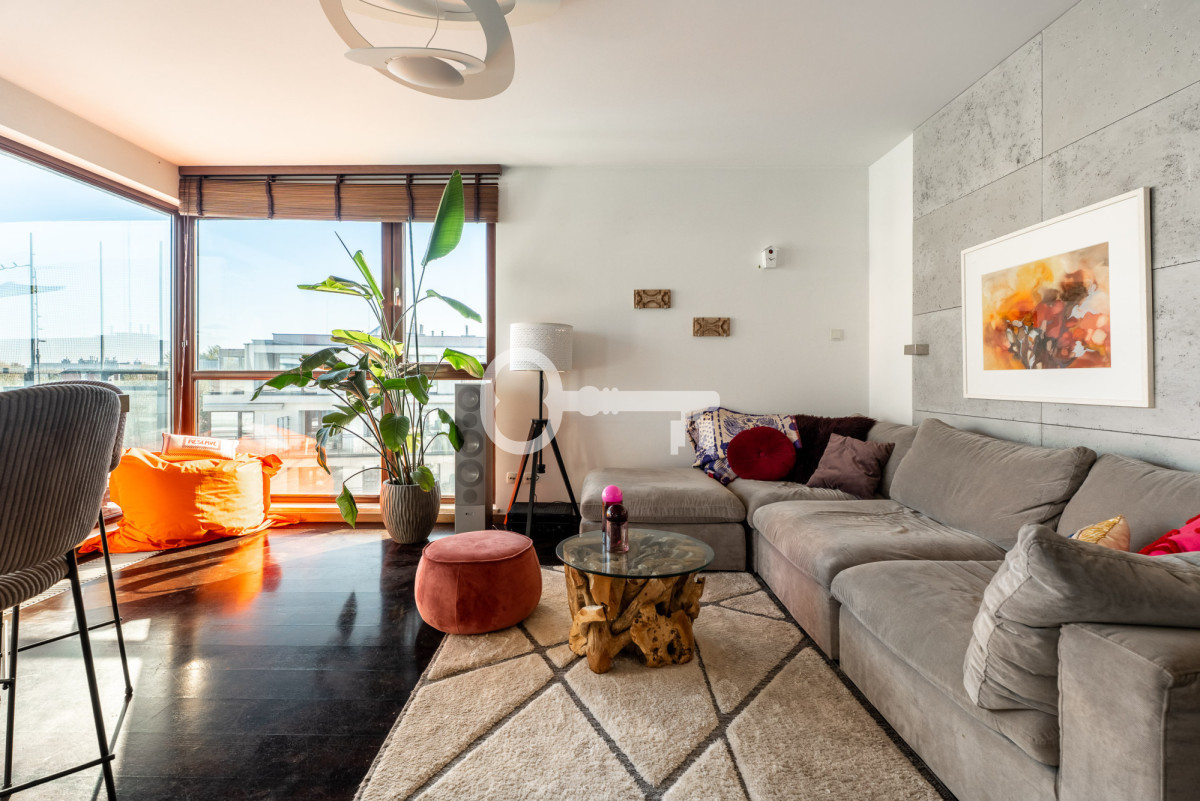 Klimatyzowany apartament z 35-metrowym tarasem na