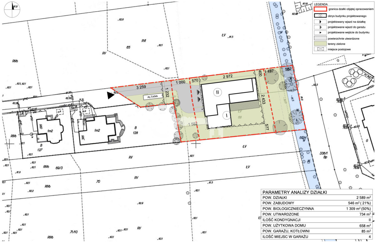 Działka inwestycyjna I Projekty Białołęka Brzeziny - Widok 4