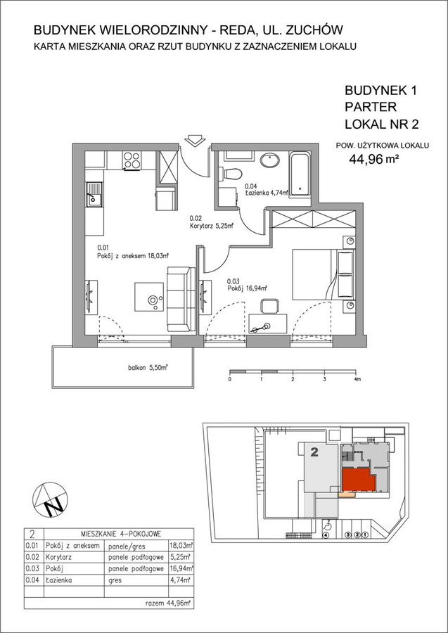Mieszkanie – Reda - Widok 3