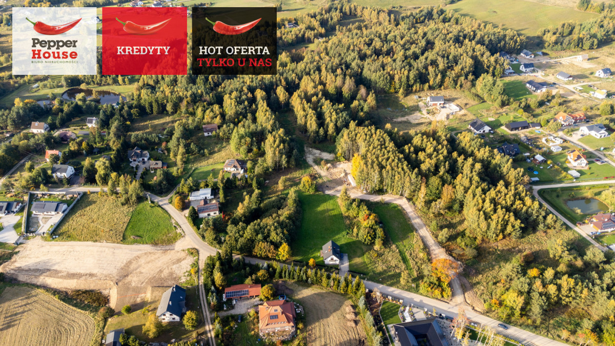 DZIAŁKA BUDOWLANA 1104 m² | POMLEWO | MPZP - Widok 5