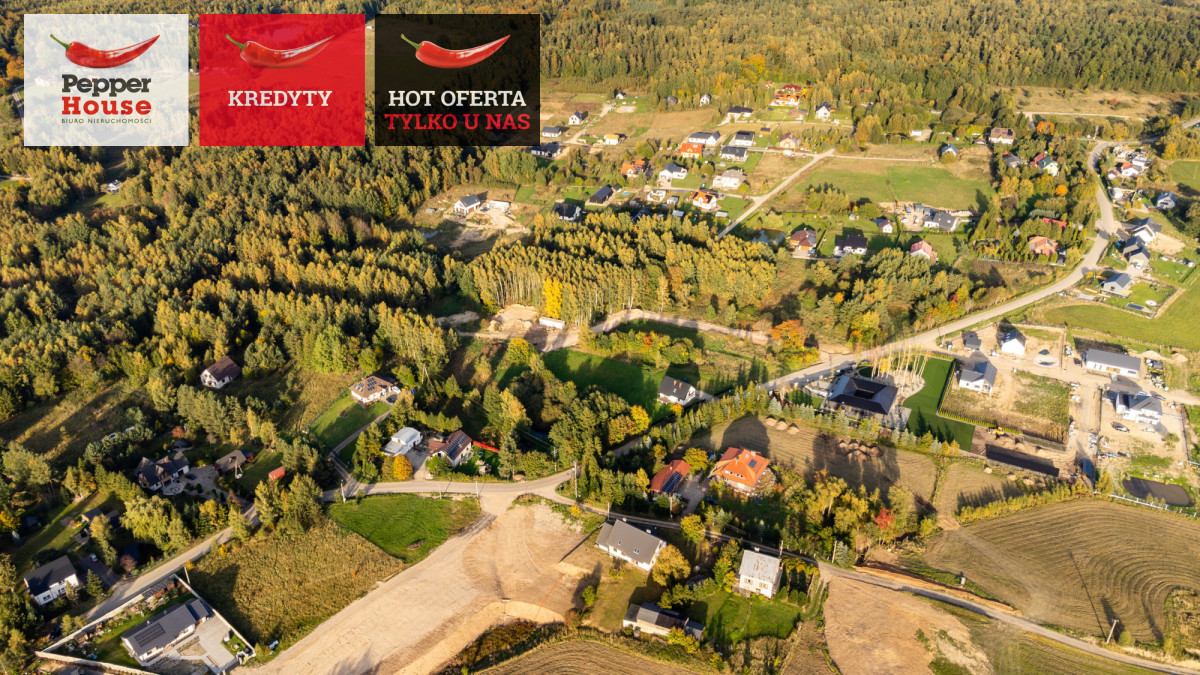 DZIAŁKA BUDOWLANA 1836 m² | POMLEWO | MPZP - Więcej