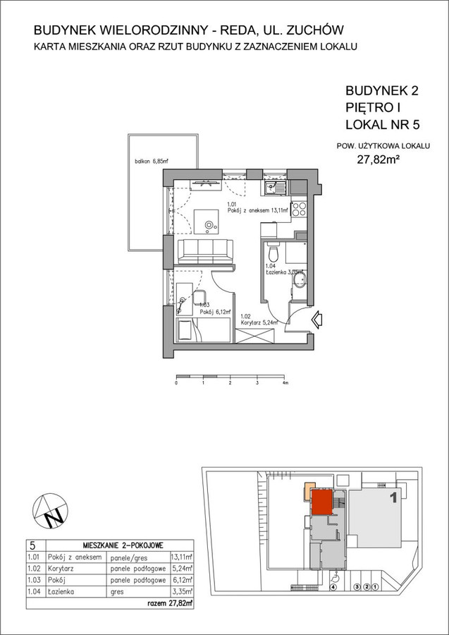 Mieszkanie – Reda, Osiedle Remoda, Ciechocino - Widok 5