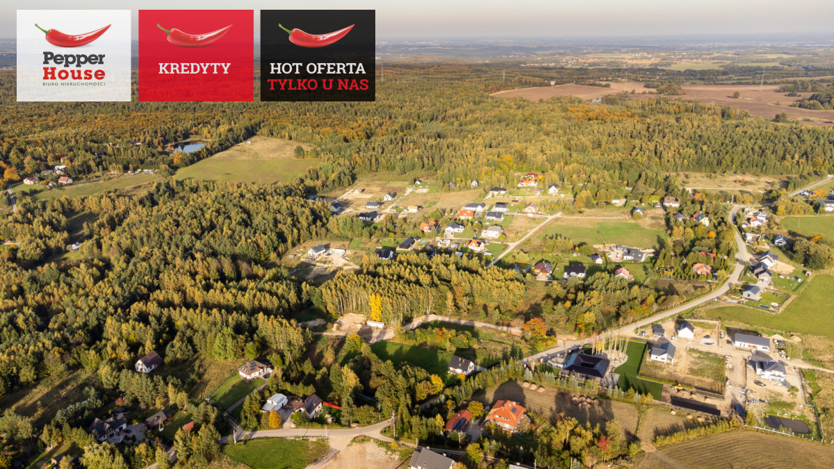 DZIAŁKA BUDOWLANA 1215 m² | POMLEWO | MPZP - Widok 3