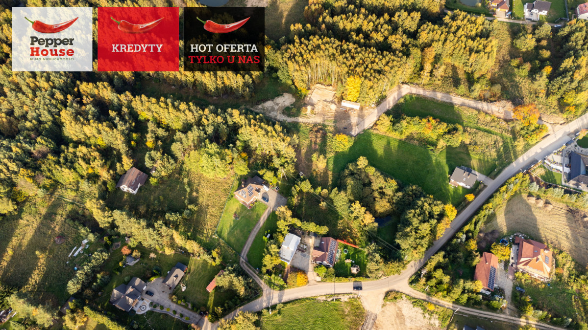DZIAŁKA BUDOWLANA 1256 m² | POMLEWO | MPZP - Widok 3