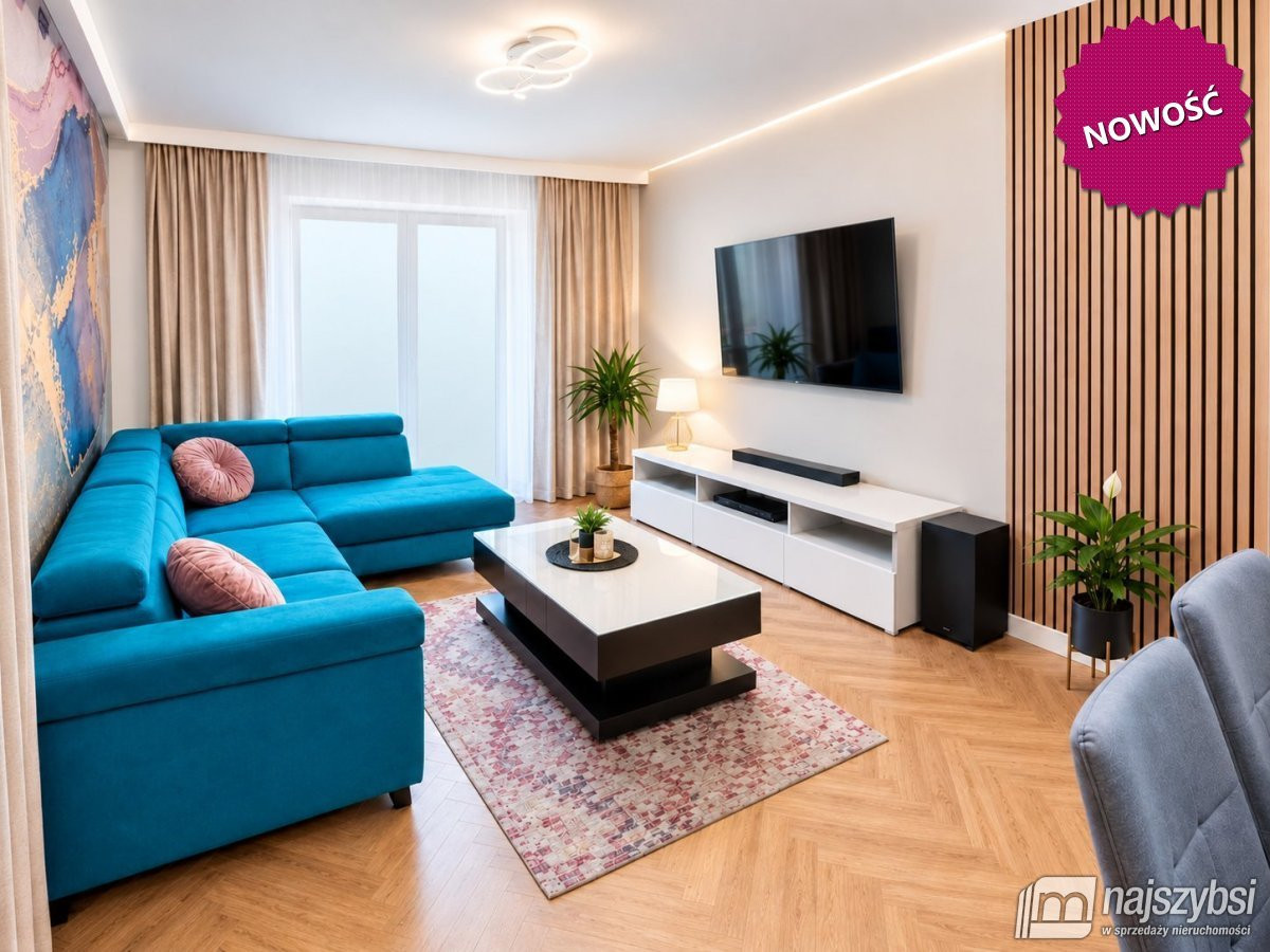 Kołobrzeg- 3 pokoje, 62m2 z miejscem postojowym