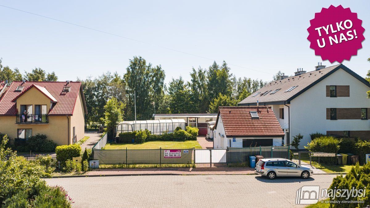 Grzybowo- działka (MPZP) 600m od morza z domkiem