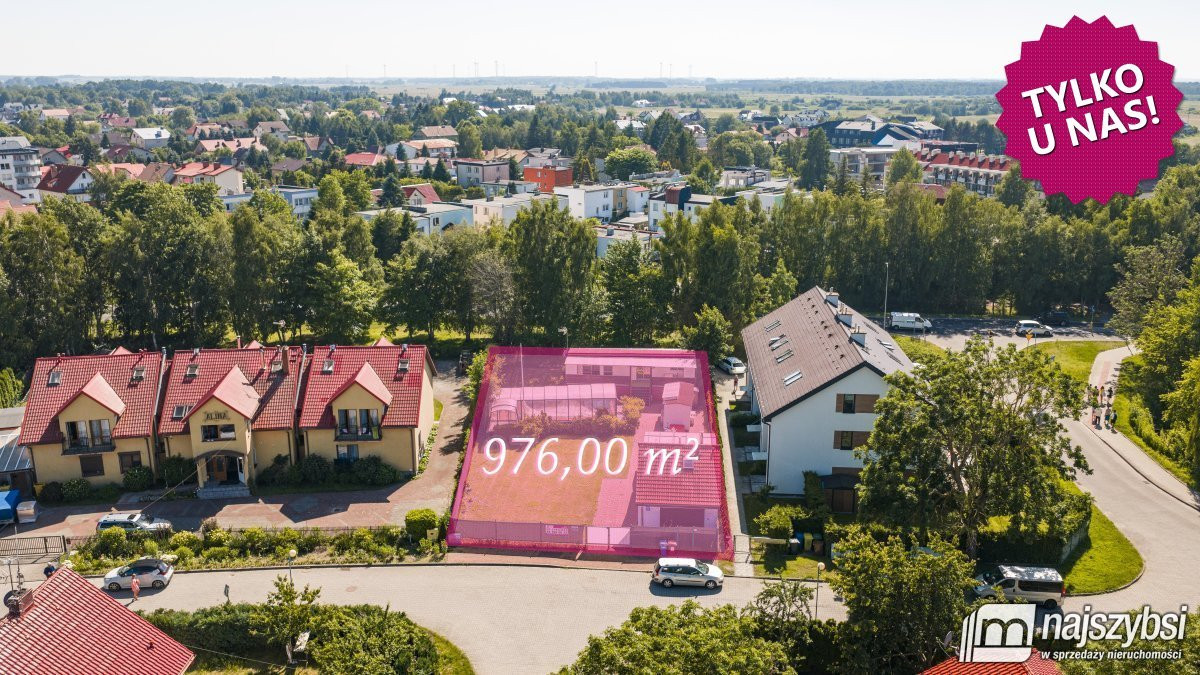 Grzybowo- działka (MPZP) 600m od morza z domkiem