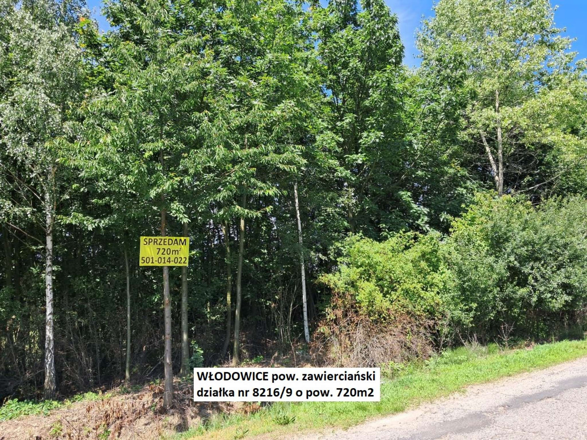 Jura tania działka budowlana (plan) 720 m² cena tylko 69900zł (brutto z 23% VAT) - Widok 2