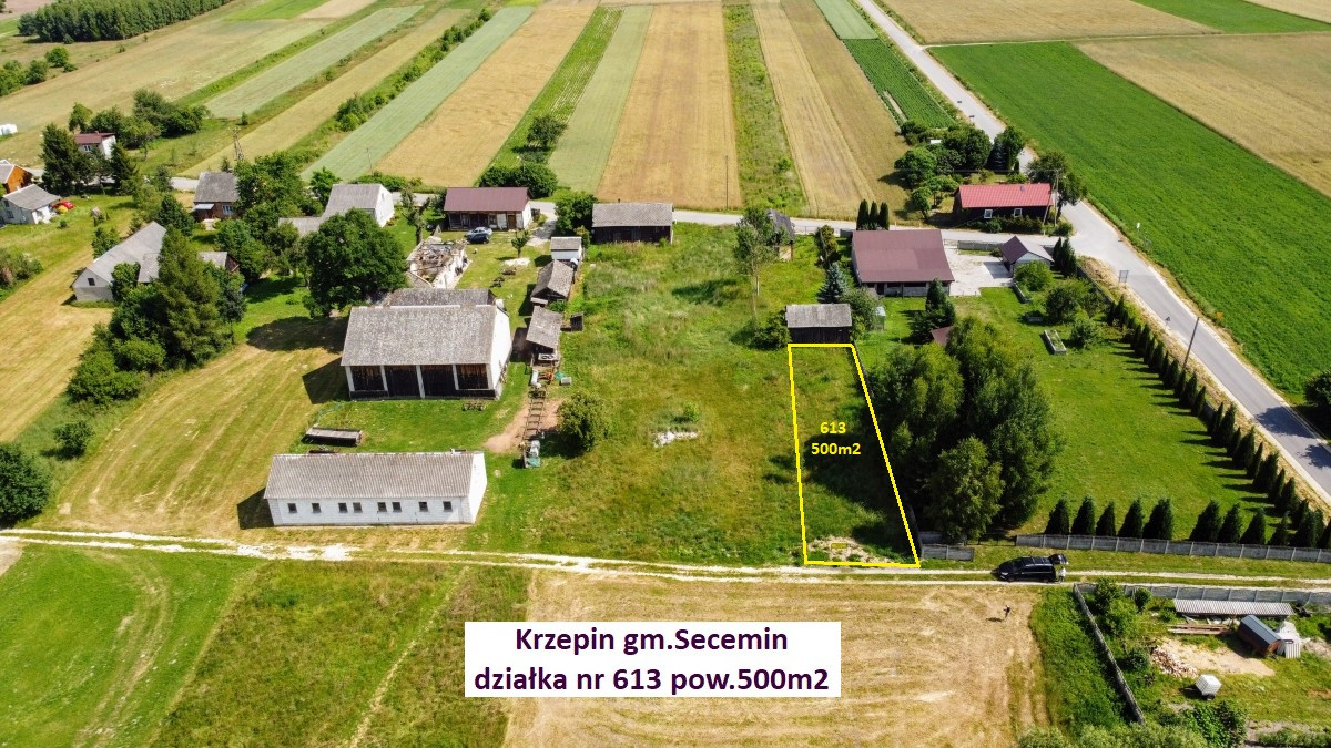Najtańsza działka budowlana (plan) 500 m² cena tylko 22.900zł - Widok 5