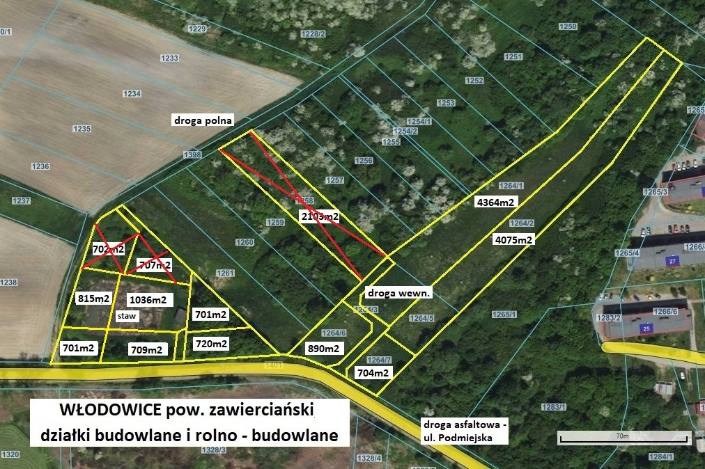 Jura tania działka rolno-budowlana (plan) 4364 m² tylko 159.000zł - Widok 5