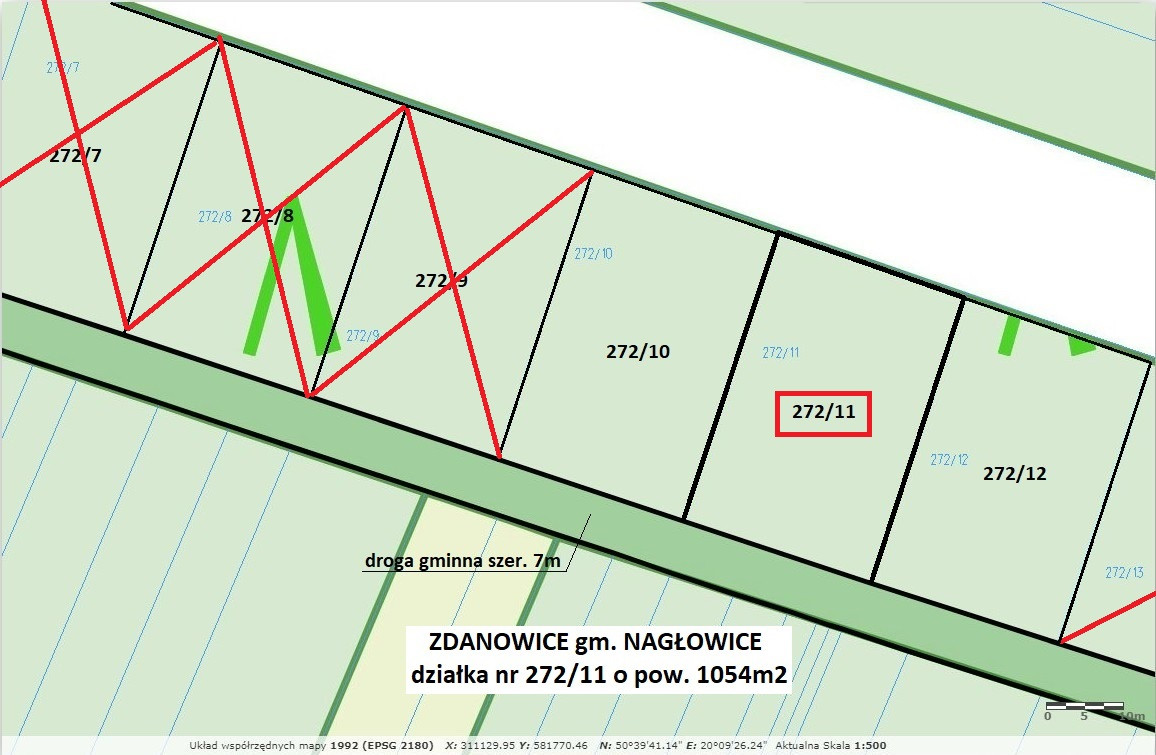 Tania działka rekreacyjna (plan) 1054 m² tylko 54.900 zł - Widok 5