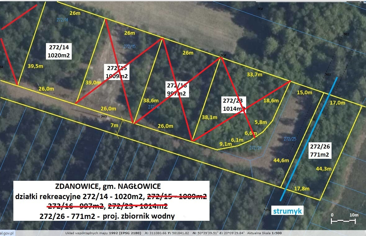 Tania działka rekreacyjna 1020 m² tylko 49.900 zł (brutto z 23% VAT) - Widok 4