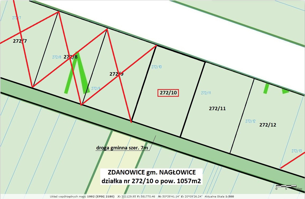Tania działka rekreacyjna (plan) 1057 m² cena tylko 56.900 zł - Widok 4