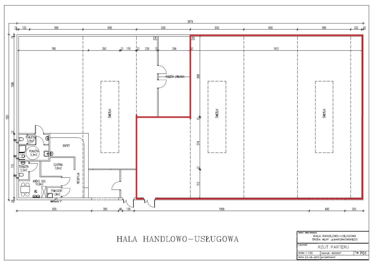 Lokal na wynajem, Środa Wielkopolska, 401.00 m² - Widok 5