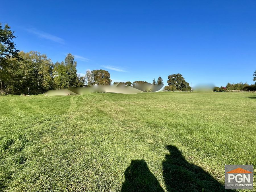 Duża działka budowlana 2557 m² Ładzin - Widok 2