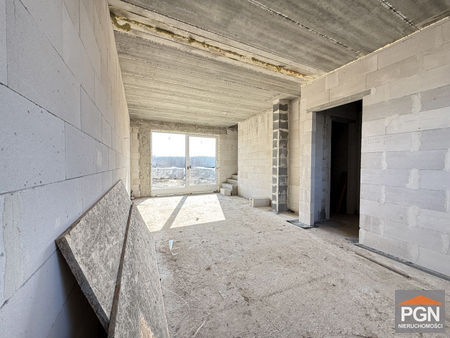 Dom w Zabudowie Bliźniaczej w Stanie Surowym Zamk - Widok 5