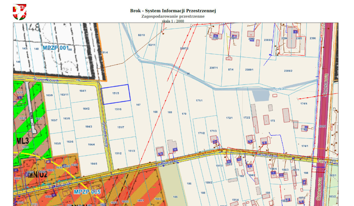 DZIAŁKA 1200 m² | WYDANE WZ | BROK | DO ZABUDOWY - Więcej