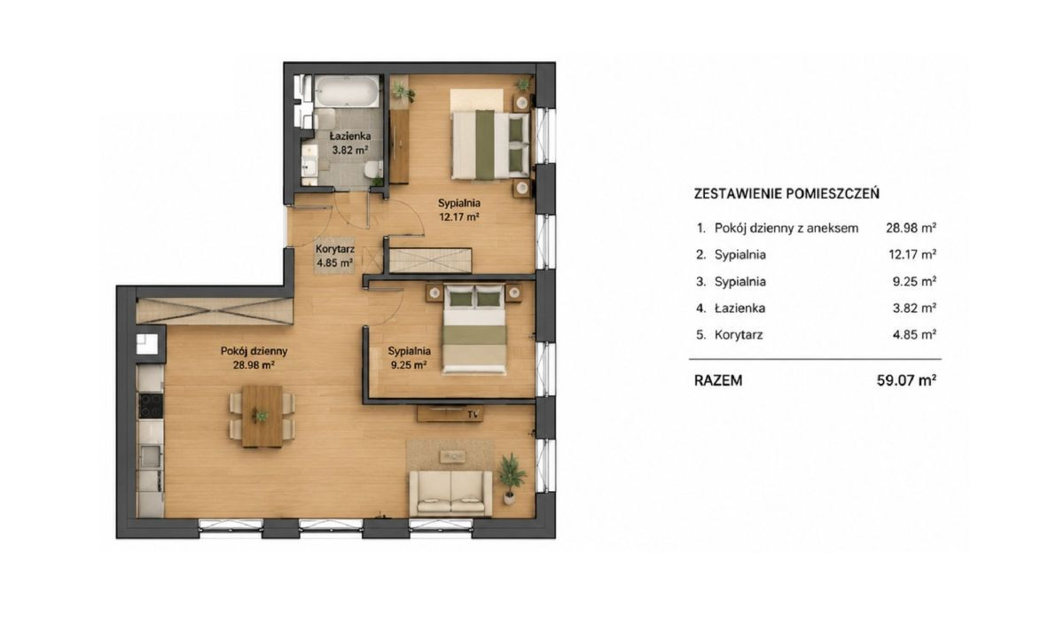 Apartment in Warszawa, Solipse, Włochy - Widok 2