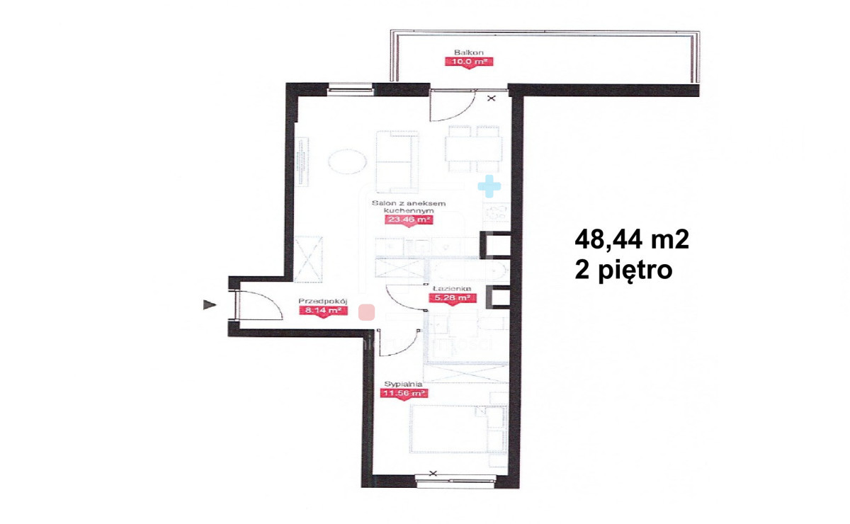 Apartment in Warszawa, Służewiec, Mokotów - Widok 2