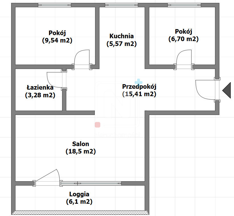 Apartment in Warszawa, Grochów-Południowy, Praga-Południe - Widok 2